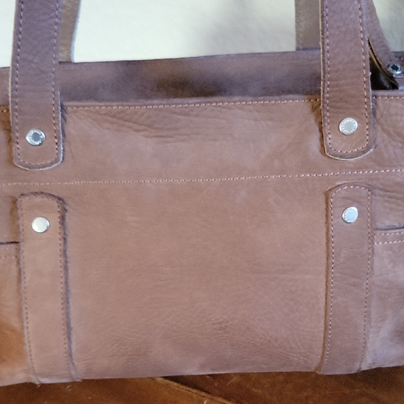 Longchamp Brown Leather Tote Bag - Picture 5 of 16